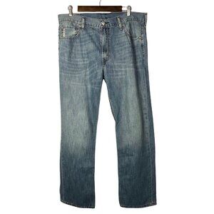 Levi's 569 Straight Leg Dark Wash Denim Jeans 36 X 32
